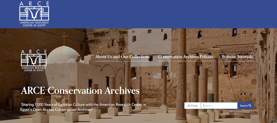 ARCE Conservation Archives image