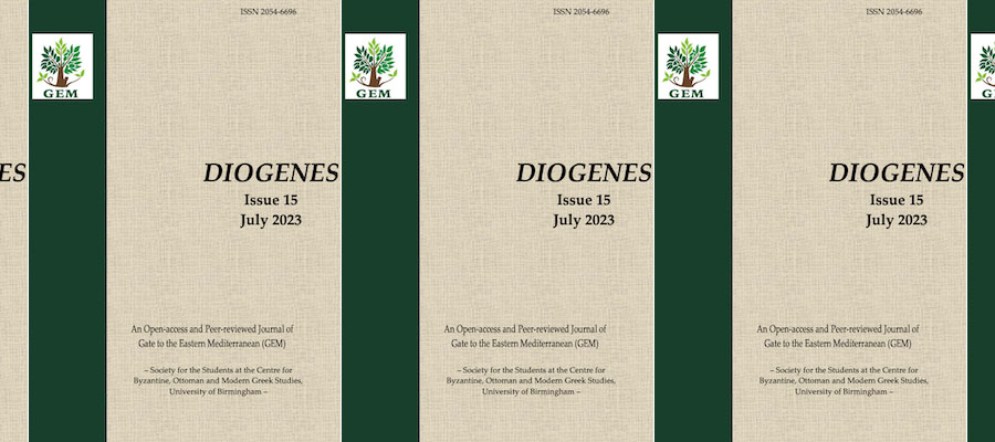 New Issue of Diogenes (July 2023) lead image