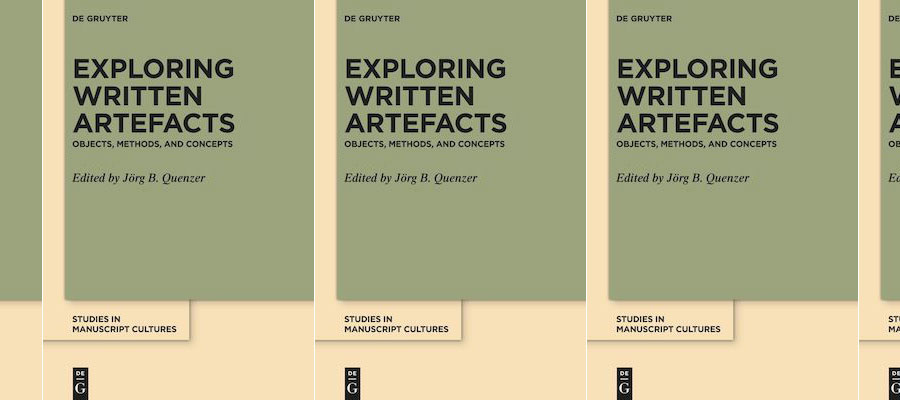 Exploring Written Artefacts: Objects, Methods, and Concepts lead image