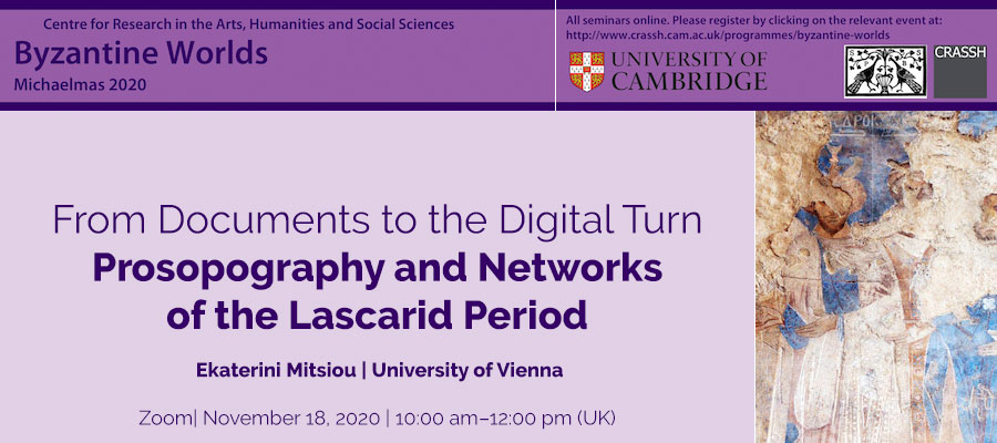 From Documents to the Digital Turn: Prosopography and Networks of the Lascarid Period lead image