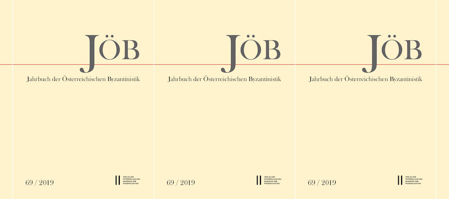 New Issue of Jahrbuch der Österreichischen Byzantinistik (2019) lead image