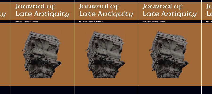 New Issue of Journal of Late Antiquity (Fall 2022) lead image