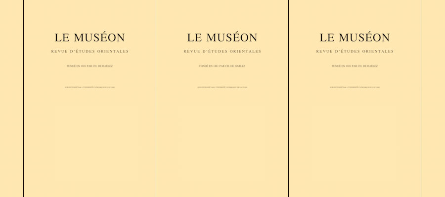 New Volume of Le Muséon (2023) lead image