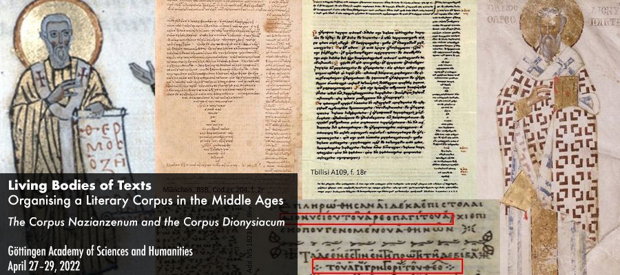 Living Bodies of Texts: Organising a Literary Corpus in the Middle Ages, The Corpus Nazianzenum and the Corpus Dionysiacum lead image