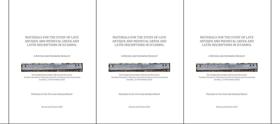 Materials for the Study of Late Antique and Medieval Greek and Latin Inscriptions in Istanbul lead image