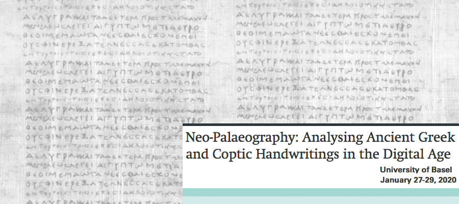 Neo-Palaeography: Analysing Ancient Greek and Coptic Handwritings in the Digital Age lead image