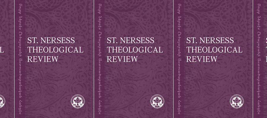 New Issue of St Nersess Theological Review (Fall 2023) lead image