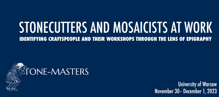 Stonecutters and Mosaicists at Work: Identifying Craftspeople and Their Workshops Through the Lens of Epigraphy lead image