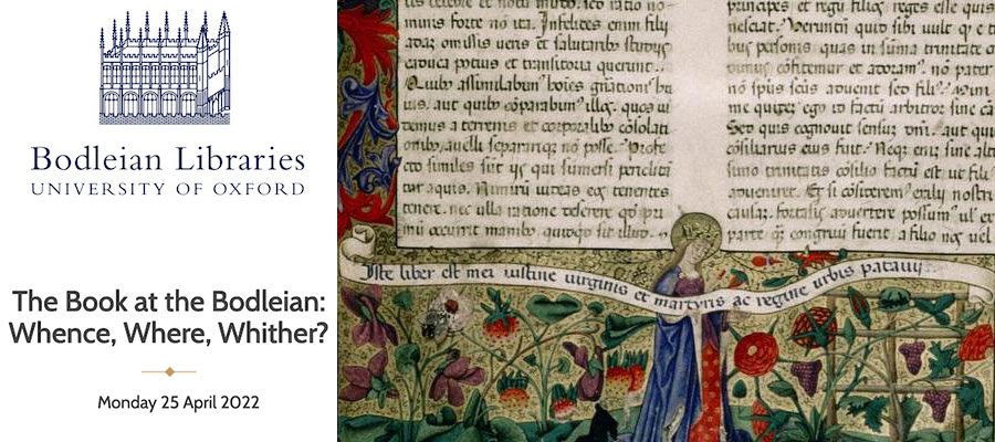 The Book at the Bodleian: Whence, Where, Whither? lead image