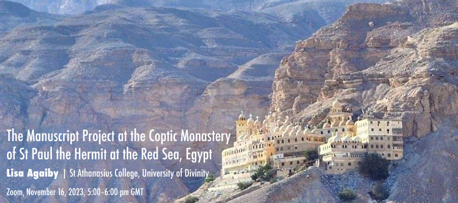 The Manuscript Project at the Coptic Monastery of St Paul the Hermit at the Red Sea, Egypt lead image