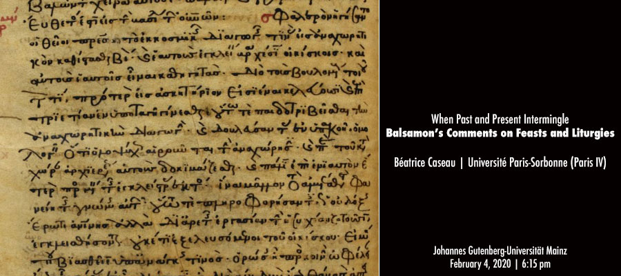 When Past and Present Intermingle: Balsamon’s Comments on Feasts and Liturgies lead image