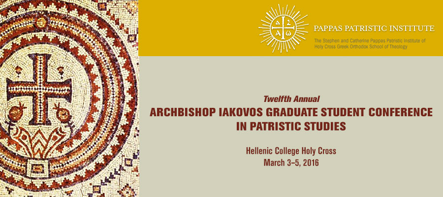 12th Annual Archbishop Iakovos Graduate Student Conference in Patristic Studies lead image