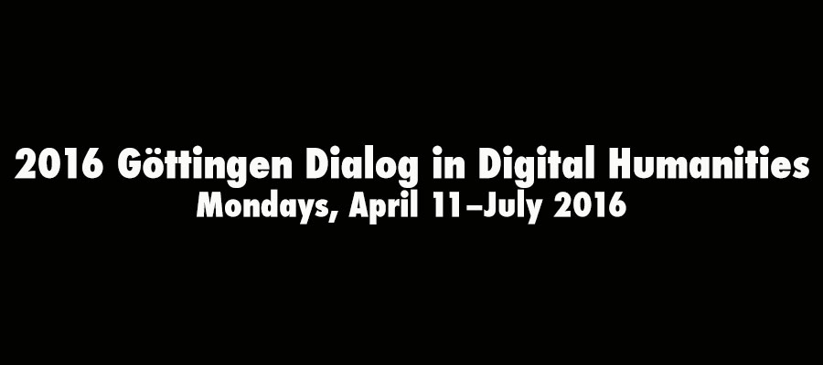 2016 Göttingen Dialog in Digital Humanities lead image