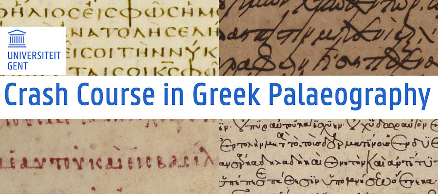 2023 Crash Course in Greek Palaeography lead image