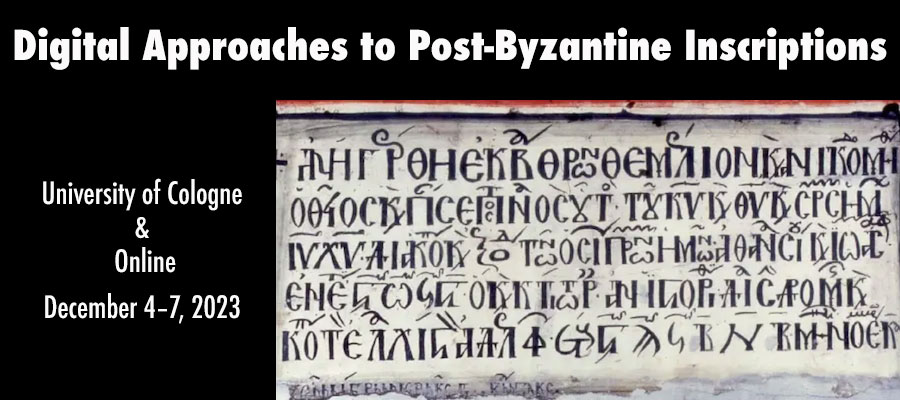 Digital Approaches to Post-Byzantine Inscriptions lead image