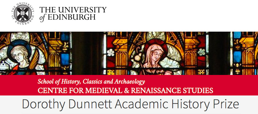 Dorothy Dunnett Academic History Prize 2017 lead image