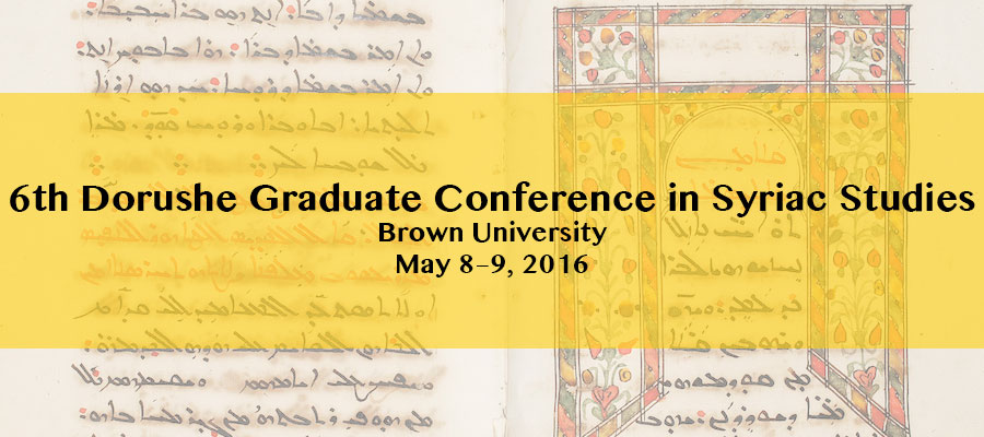 6th Dorushe Graduate Conference in Syriac Studies lead image