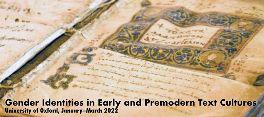 Gender Identities in Early and Premodern Text Cultures lead image