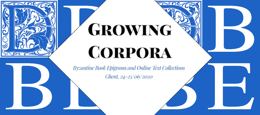 Growing Corpora. Byzantine Books Epigrams and Online Text Collections lead image