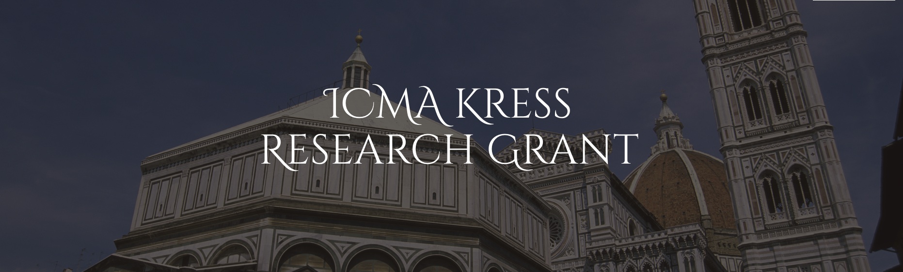 ICMA/Kress Research Grants 2015 lead image