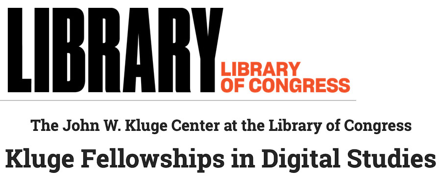 Kluge Fellowship in Digital Studies, Library of Congress lead image