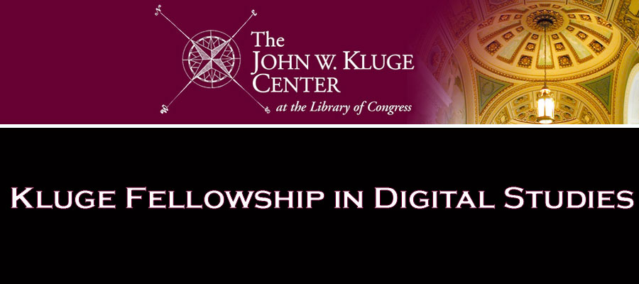 Kluge Fellowship in Digital Studies 2017–2018 lead image