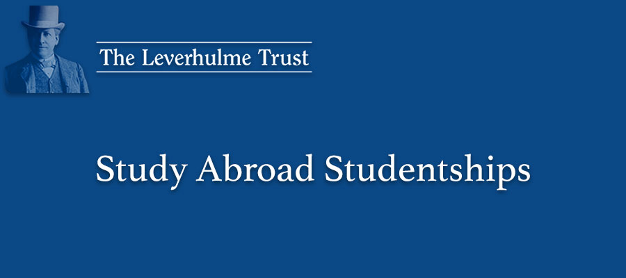 The Leverhulme Trust Study Abroad Studentships 2016–2017 lead image