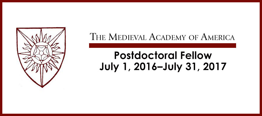 Postdoctoral Fellow, Medieval Academy of America lead image