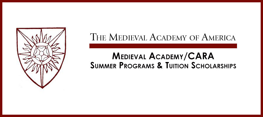 Medieval Academy/CARA Summer Scholarships 2021 lead image