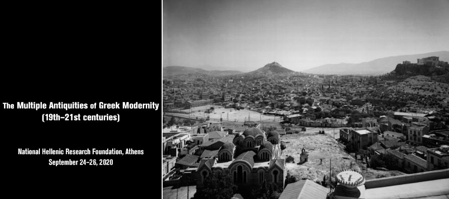 The Multiple Antiquities of Greek Modernity (19th–21st centuries) lead image