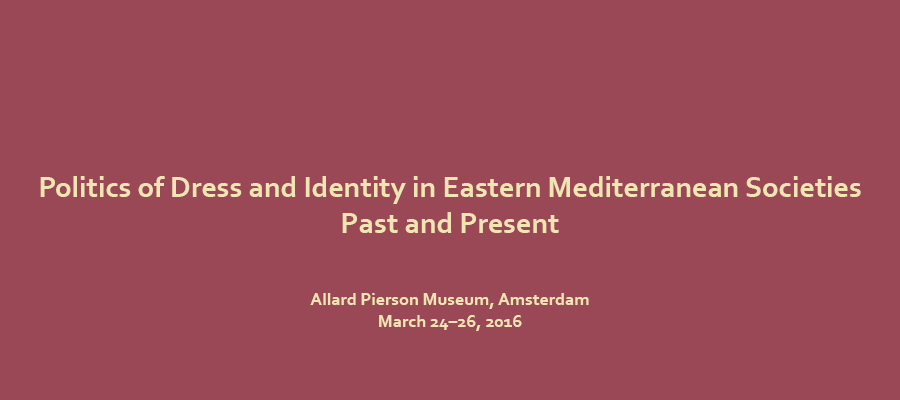 Politics of Dress and Identity in Eastern Mediterranean Societies lead image