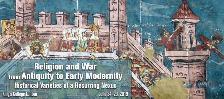 Religion and War from Antiquity to Early Modernity lead image