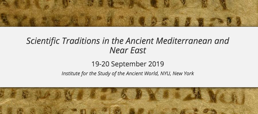 Scientific Traditions in the Ancient Mediterranean and Near East lead image