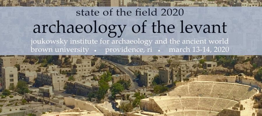 State of the Field 2020: Archaeology of the Levant lead image