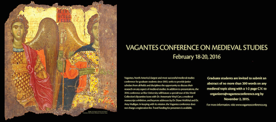 2016 Vagantes Conference on Medieval Studies lead image