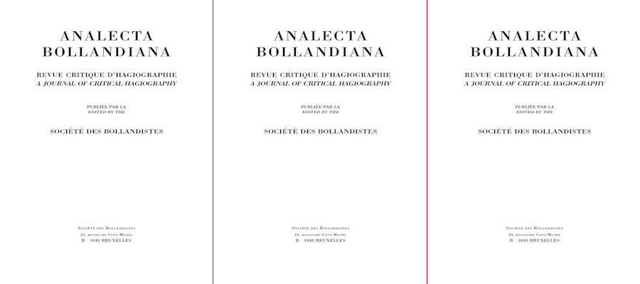 New Issue of Analecta Bollandiana, Volume 135.3–4 lead image