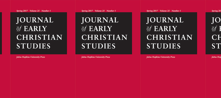 New Issue of Journal of Early Christian Studies 25.1 lead image