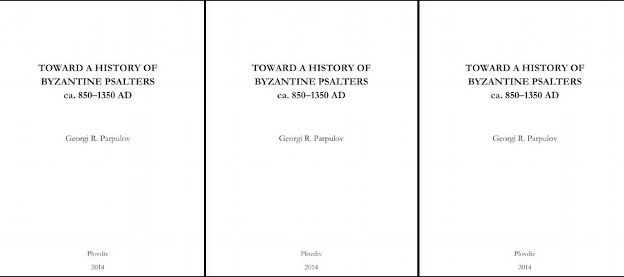 Toward a History of Byzantine Psalters lead image