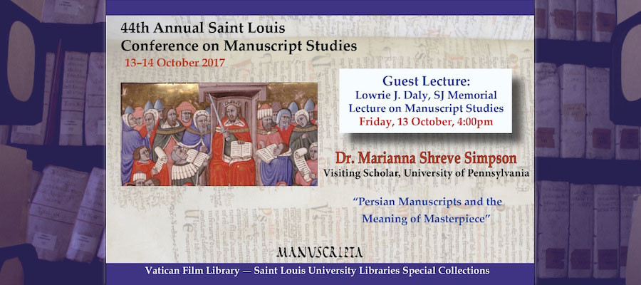 44th Annual Saint Louis Conference on Manuscript Studies lead image