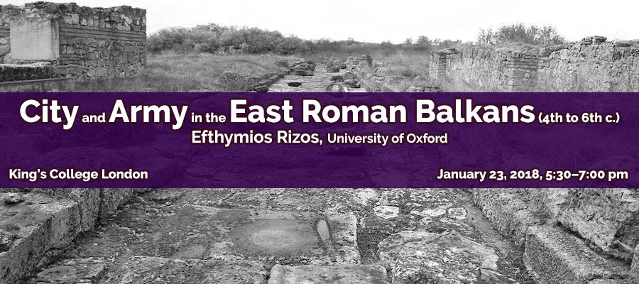 City and Army in the East Roman Balkans lead image