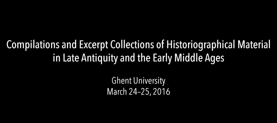 Compilations and Excerpt Collections of Historiographical Material lead image