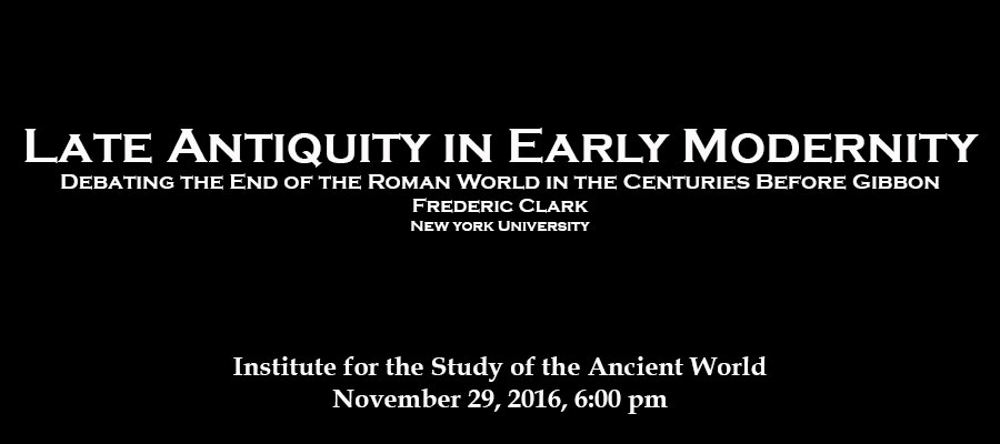 Late Antiquity in Early Modernity lead image