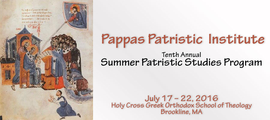 Pappas Patristic Institute 10th Annual Summer Patristic Studies Program lead image