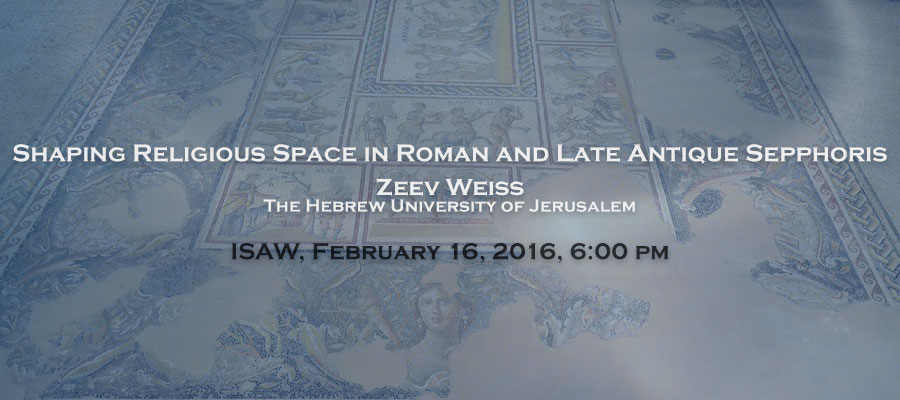 Shaping Religious Space in Roman and Late Antique Sepphoris lead image