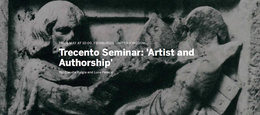 Trecento Seminar: Artist and Authorship lead image