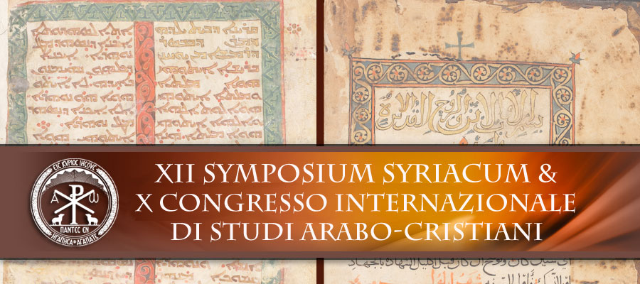 XII Syriac Symposium & X Arab-Christian Congress lead image